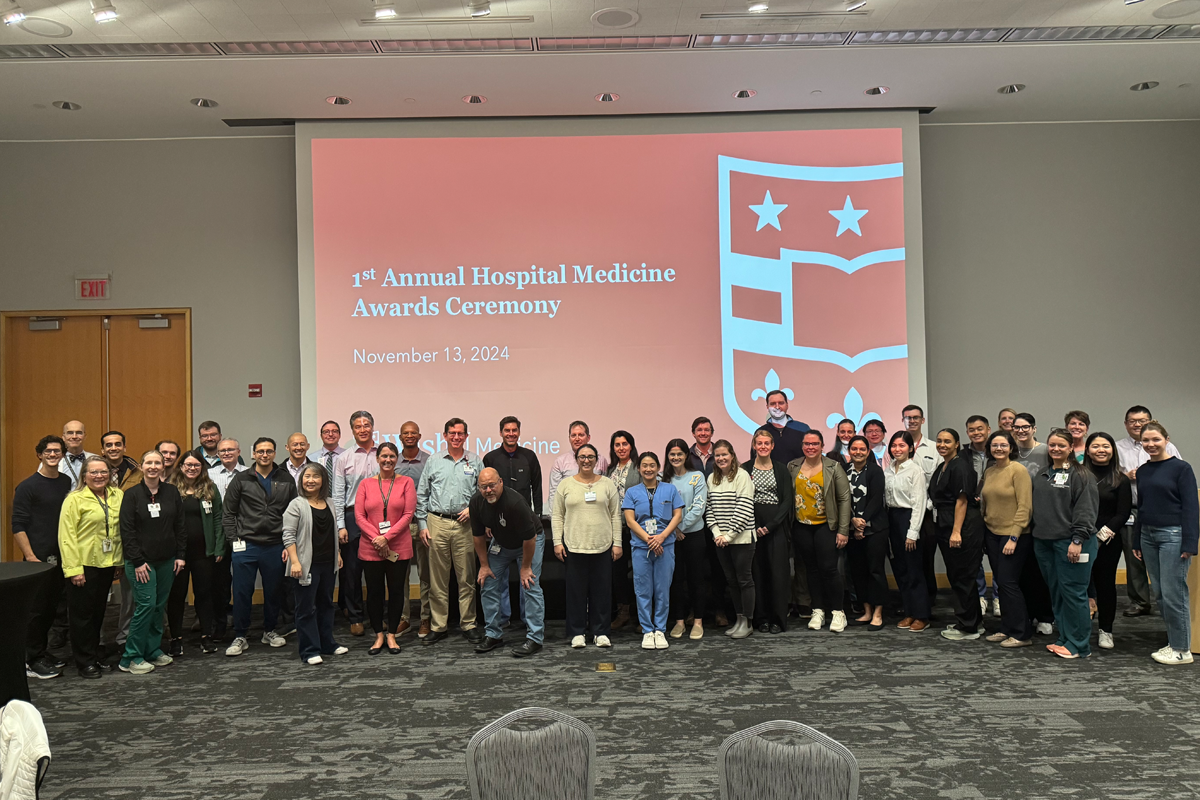First Annual Hospital Medicine Awards Ceremony is a Success