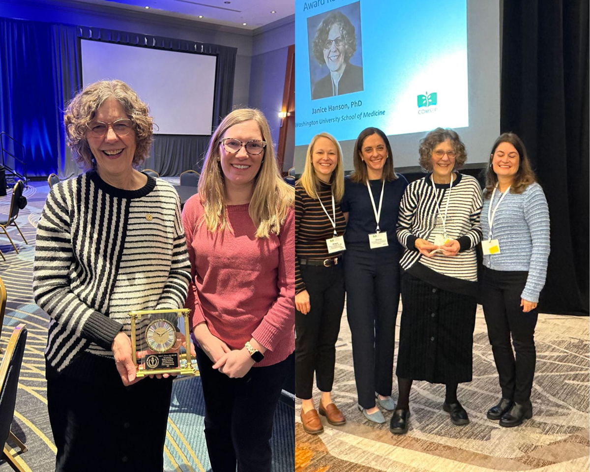 Janice Hanson, PhD, EdS, MH awarded COMSEP Achievement Award and honored as 2025 CGEA Laureate
